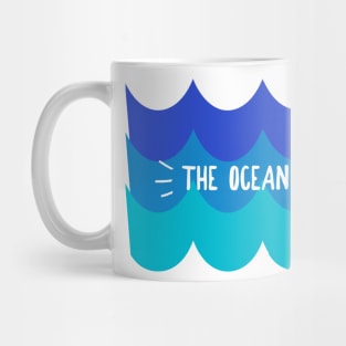 The Ocean is Calling Beach House Decor Mug